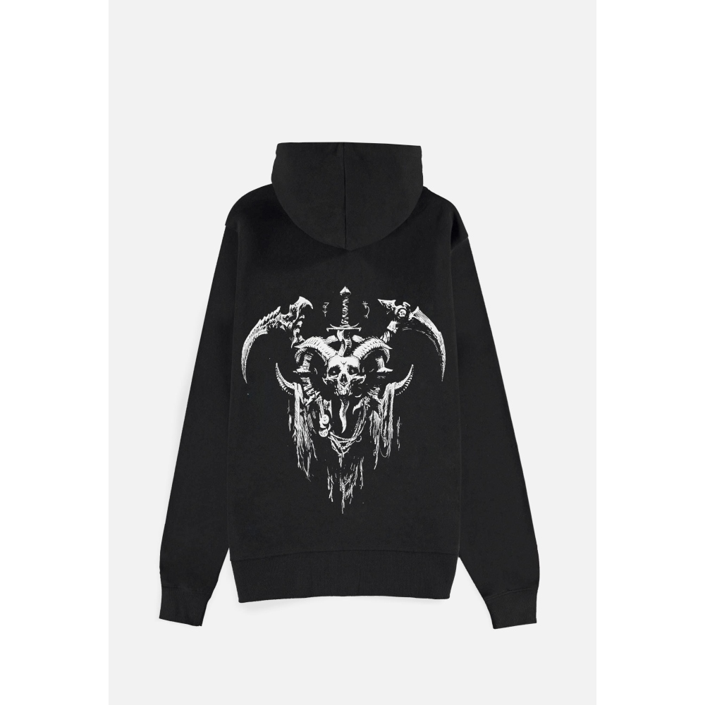 Diablo - Diablo IV Necromancer Sigil Kapuzenpullover mit Reißverschluss - Schwarz